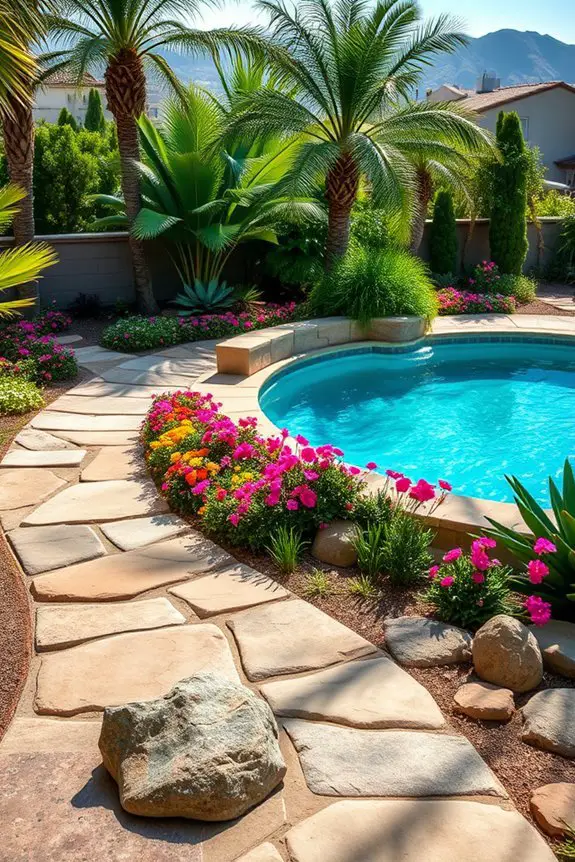 natural stone pathway design