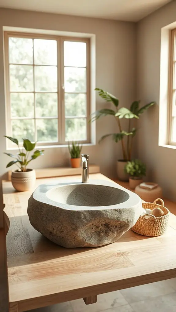 natural stone sink options