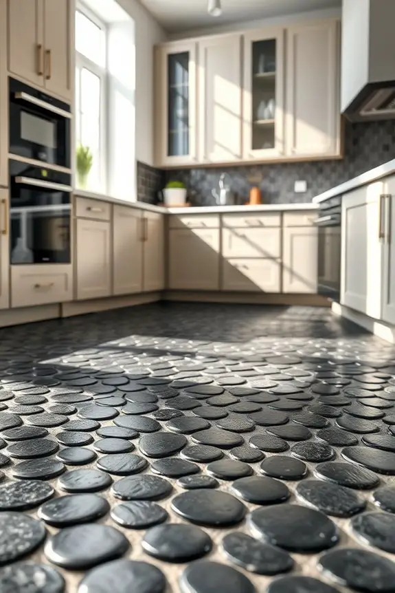 natural textured kitchen tiles