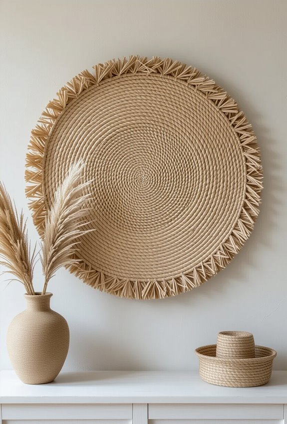 natural textured wall decor