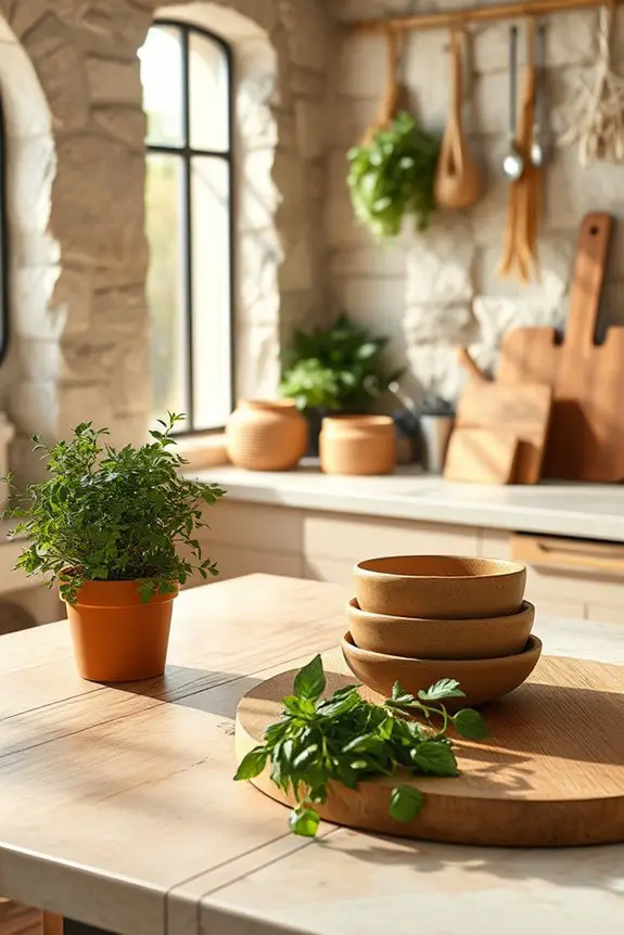 natural textures enhance decor