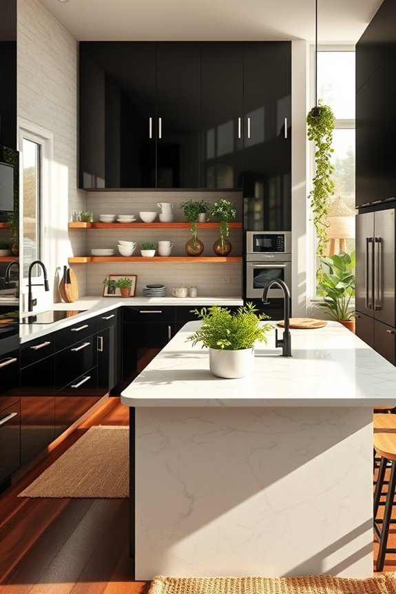 natural warmth in kitchens