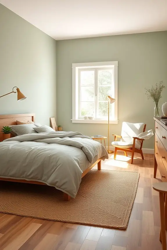 natural wood bedroom decor