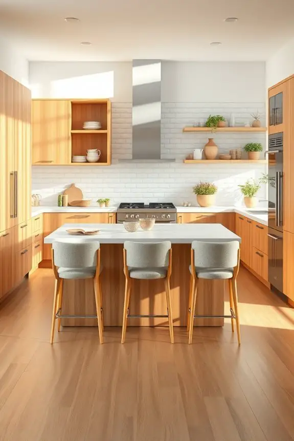 natural wood kitchen elegance