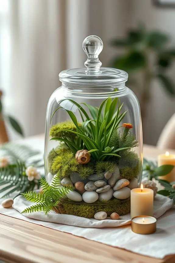 nature inspired anniversary decor