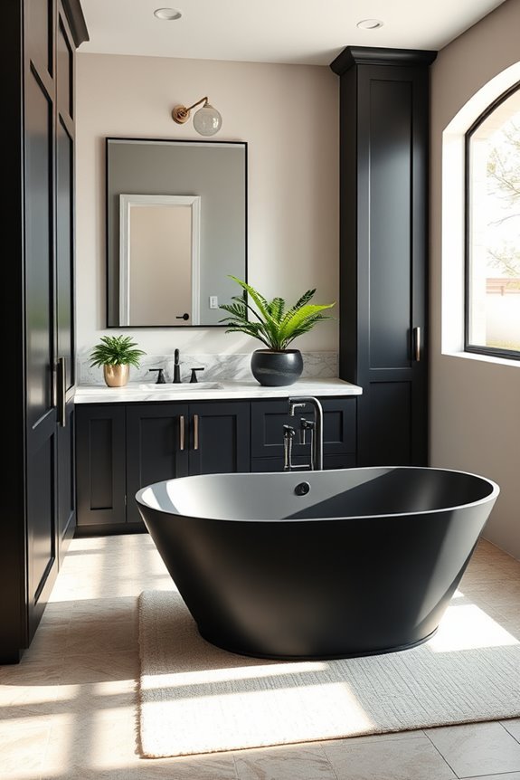 nature inspired bathroom elements