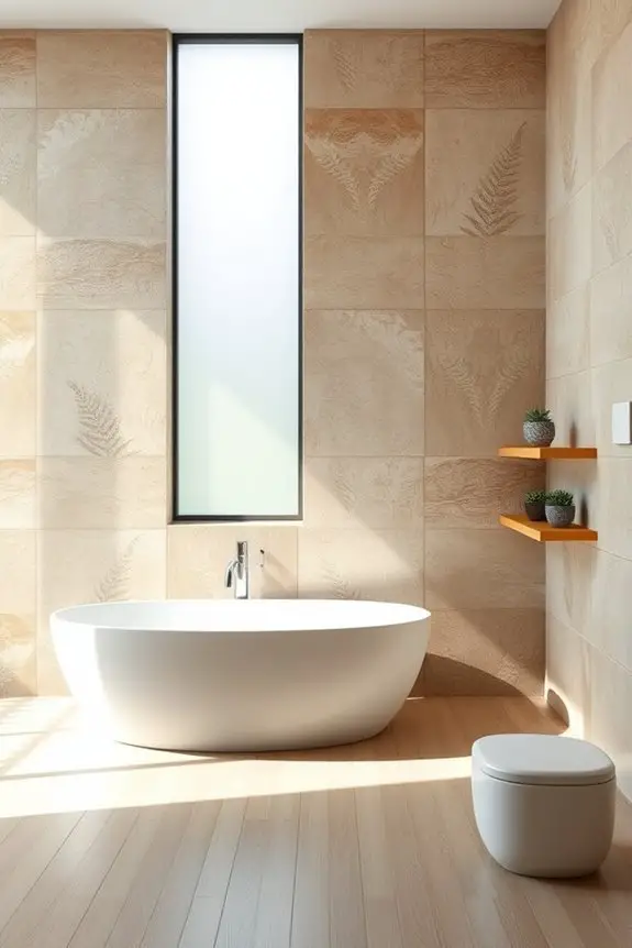 nature inspired bathroom retreat