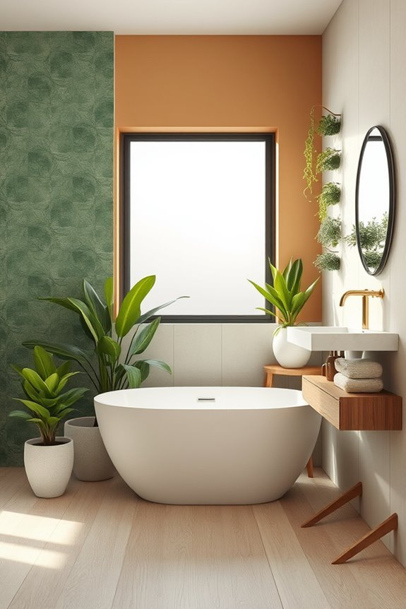 nature inspired bathroom retreat