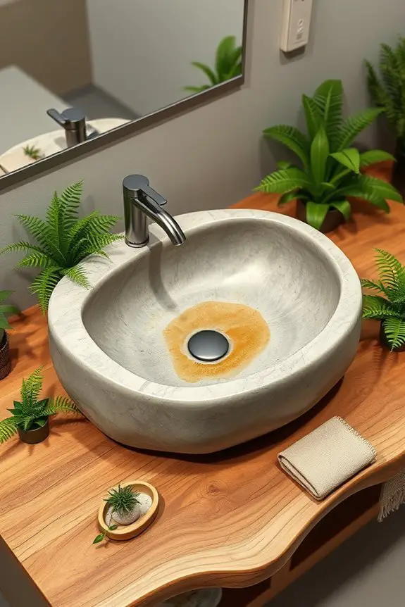 nature inspired bathroom sanctuary