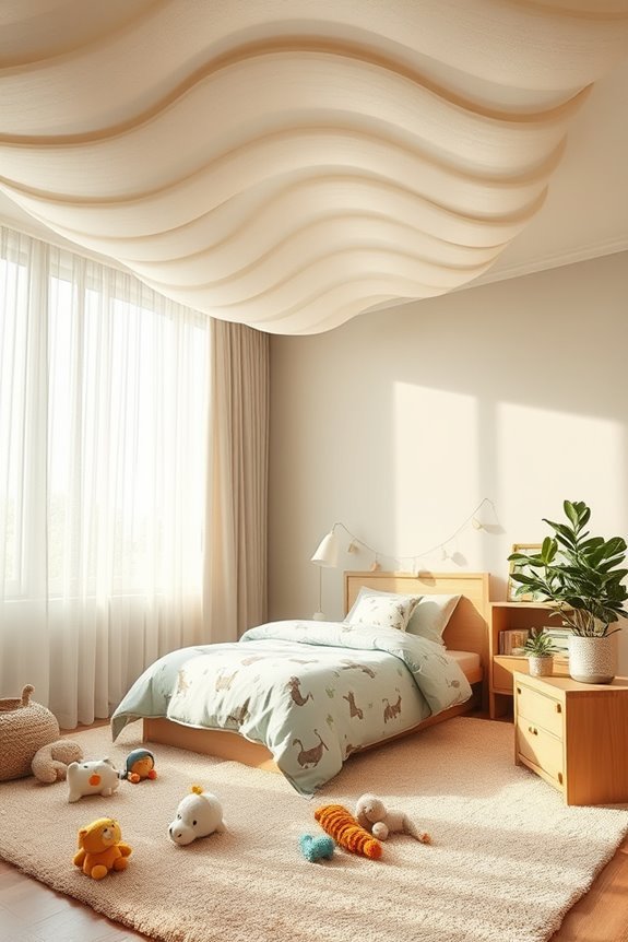 nature inspired bedroom canopy