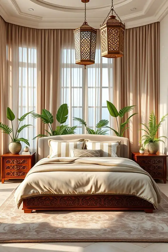 nature inspired bedroom color schemes