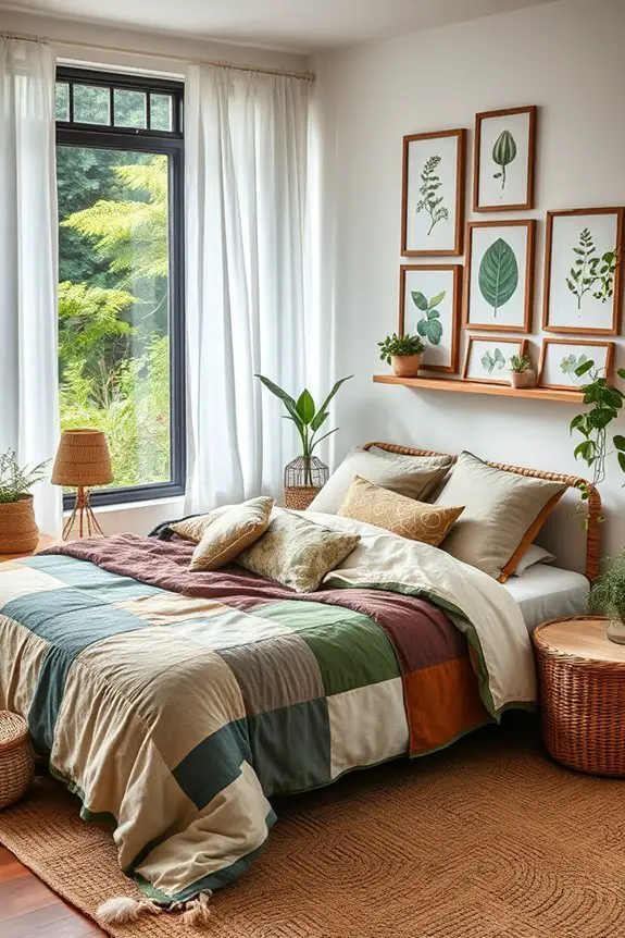 nature inspired bedroom decor