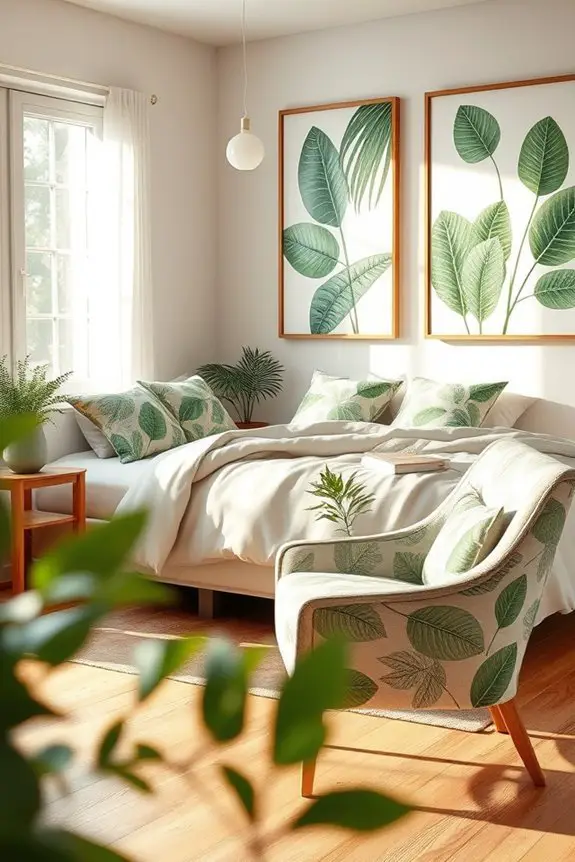 nature inspired bedroom decor