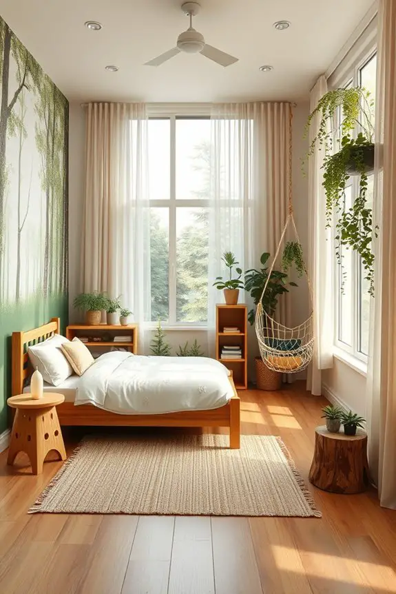 nature inspired bedroom decor