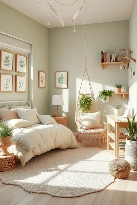 nature inspired bedroom design
