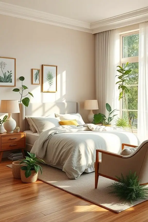 nature inspired bedroom oasis