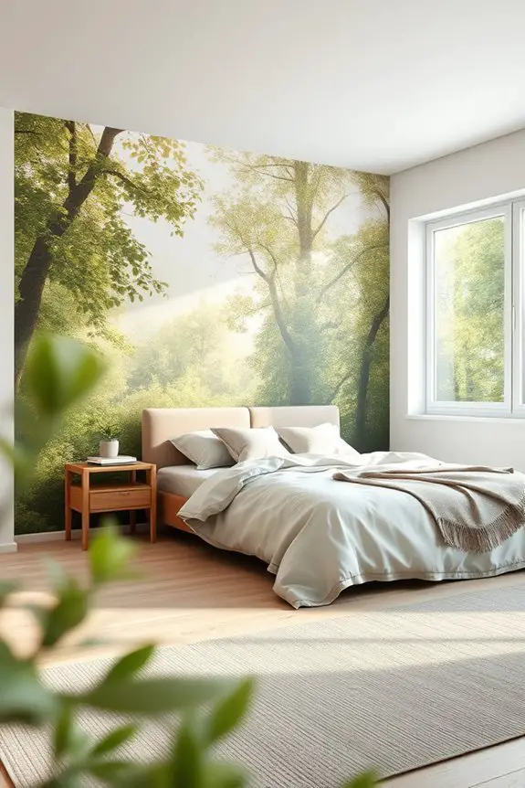nature inspired bedroom transformation