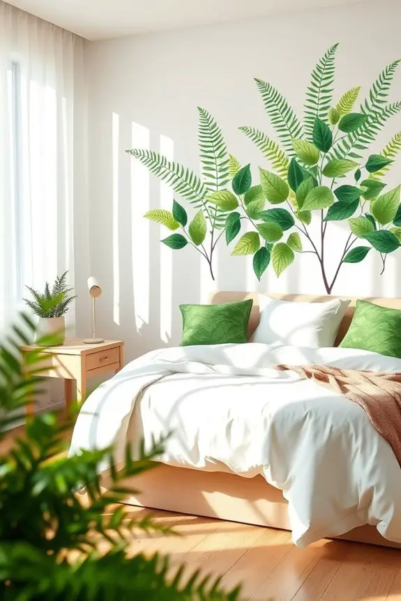 nature inspired bedroom transformation