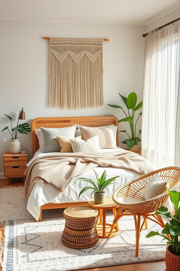 nature inspired bohemian decor