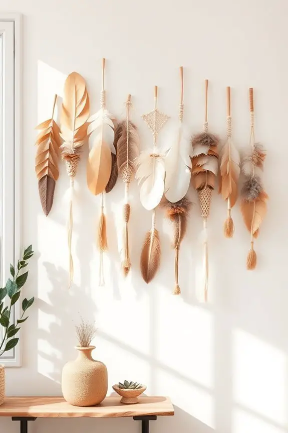 nature inspired bohemian wall art