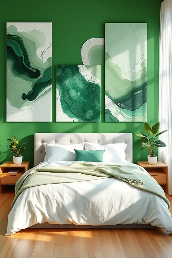 nature inspired bold wall art