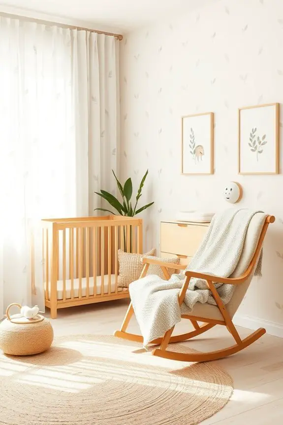 nature inspired calming nursery