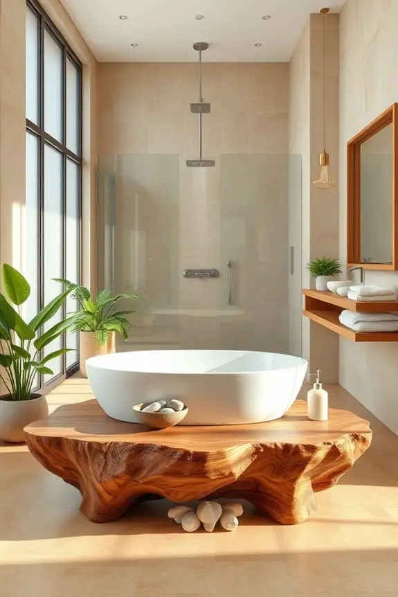 nature inspired calming retreat