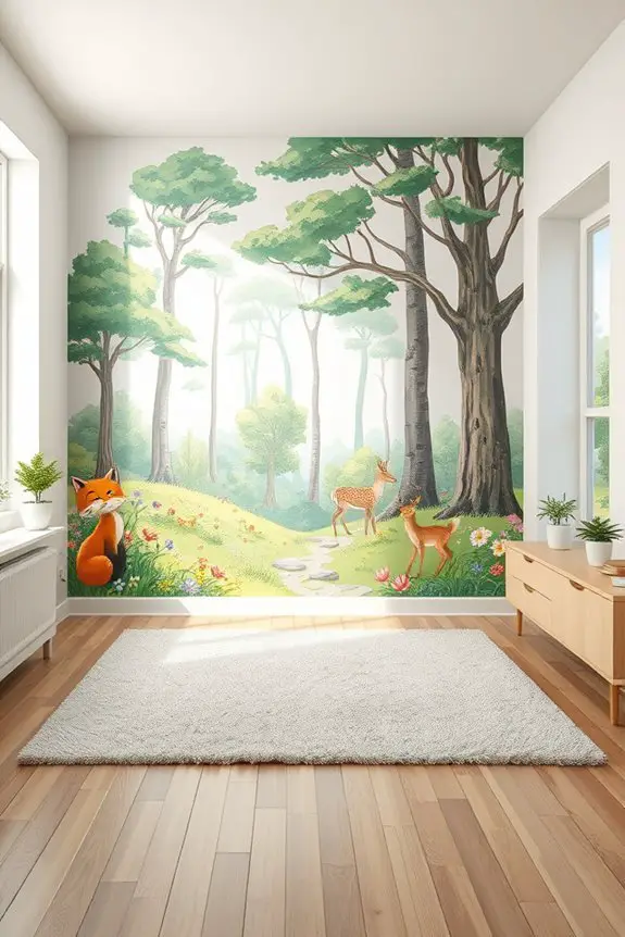 nature inspired children s murals
