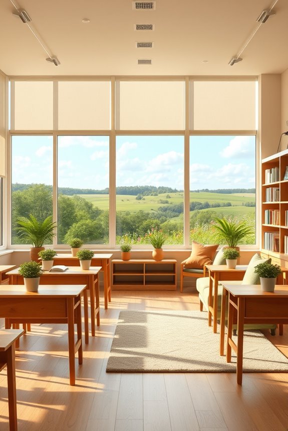 nature inspired classroom environment