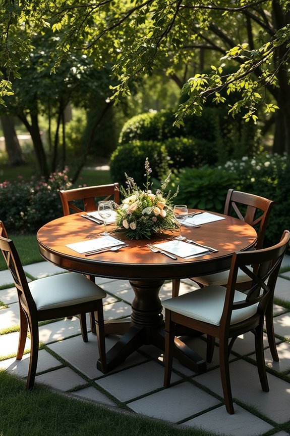 nature inspired dining ambiance