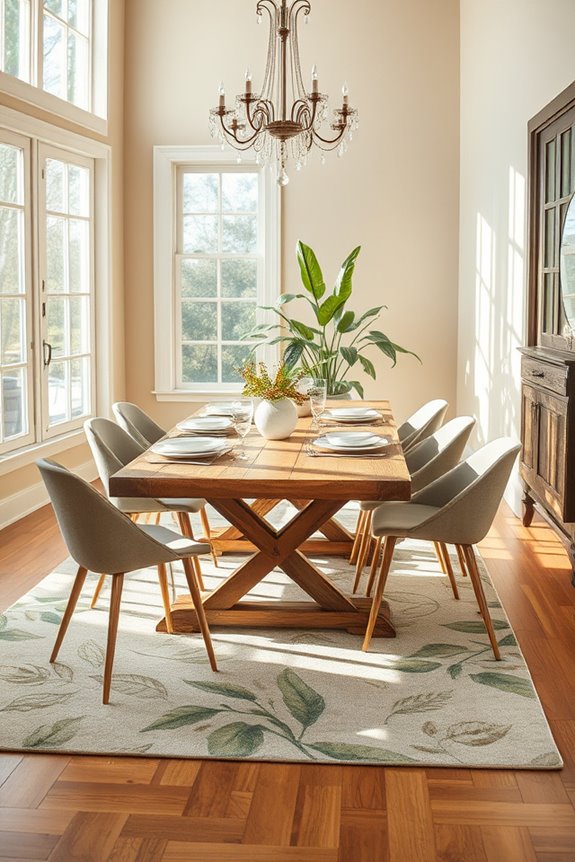 nature inspired dining room carpets