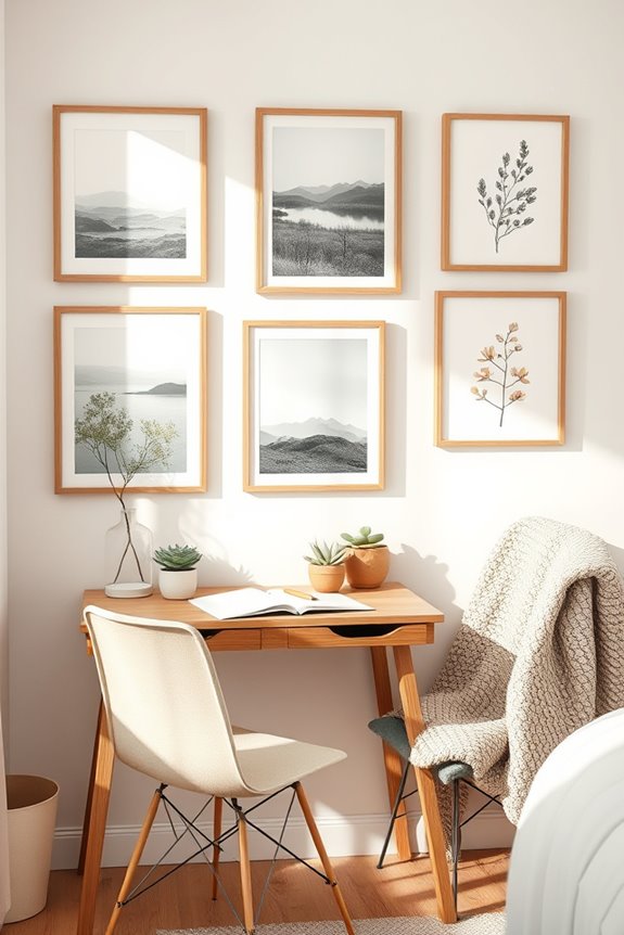 nature inspired dorm decor