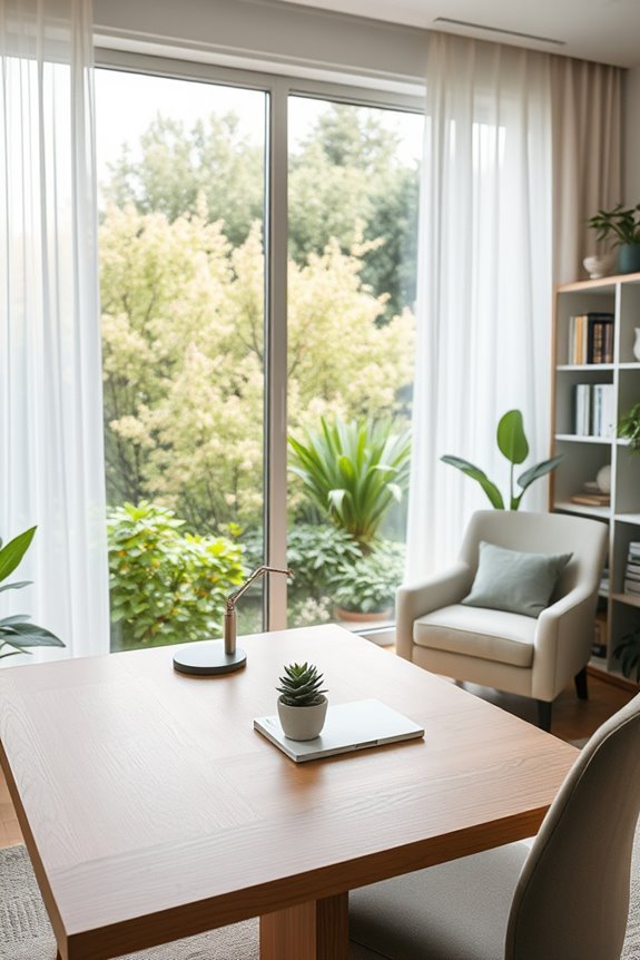 nature inspired home office design