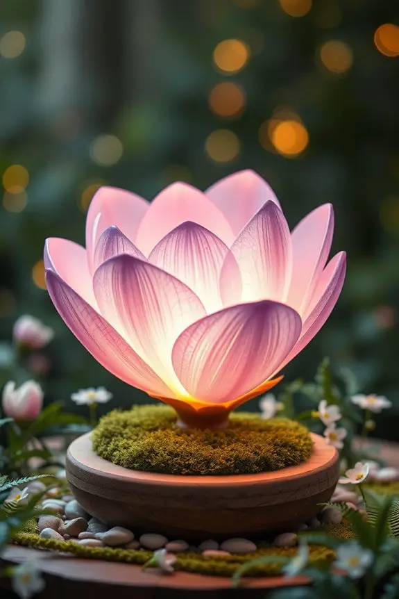 nature inspired illuminated sculptures