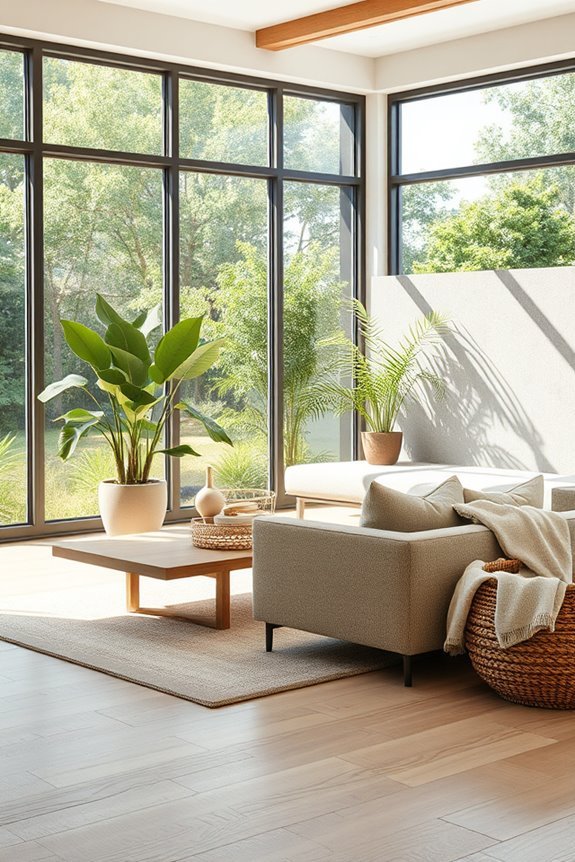 nature inspired indoor ambiance