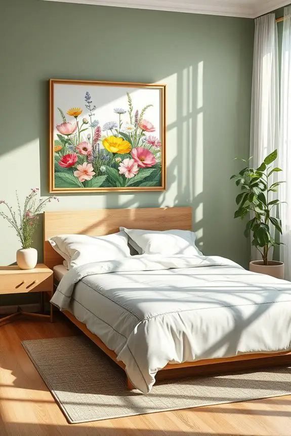 nature inspired indoor artwork