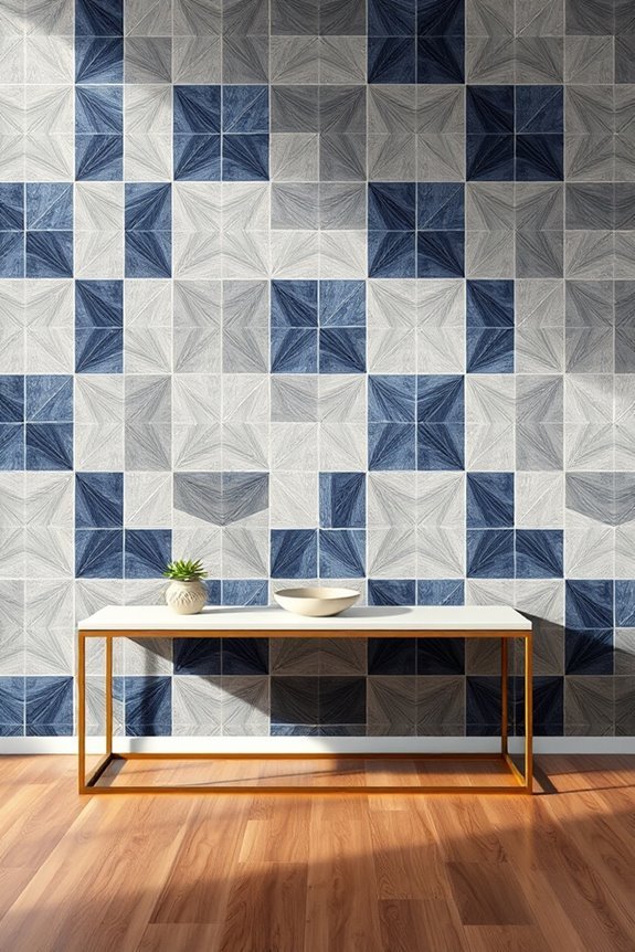 nature inspired patterned tiles