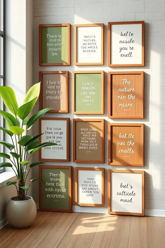nature inspired quote art