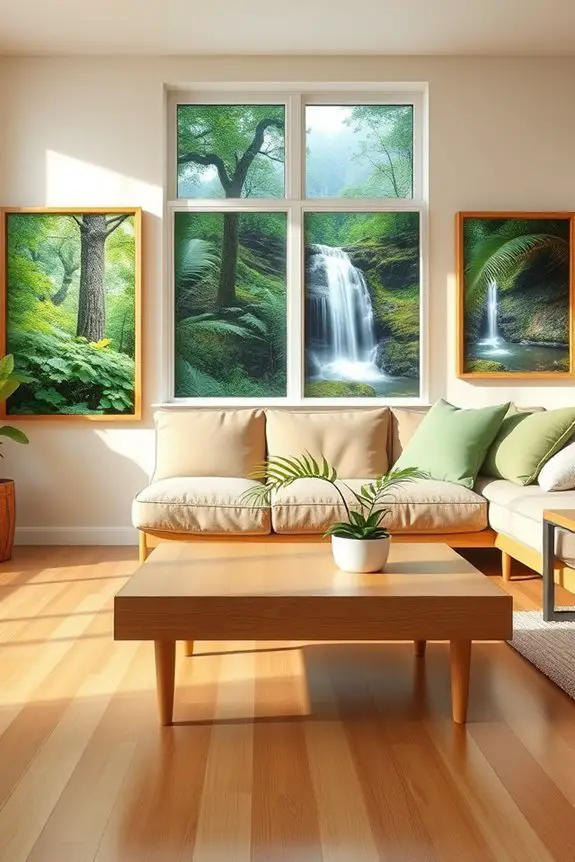 nature inspired serene atmosphere