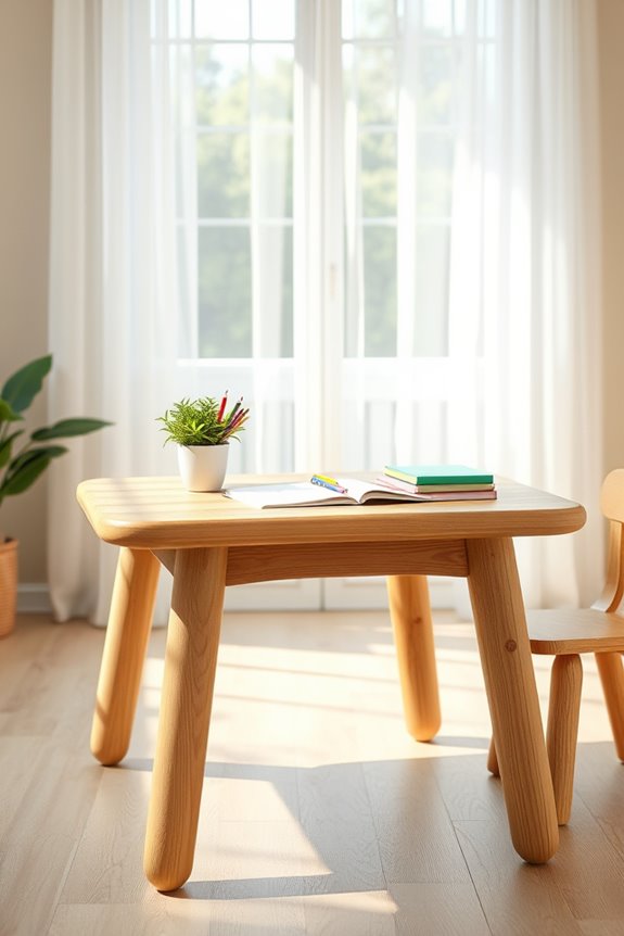nature inspired study tables