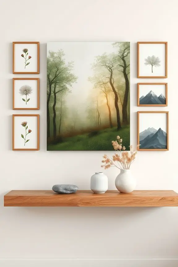 nature inspired wall decor