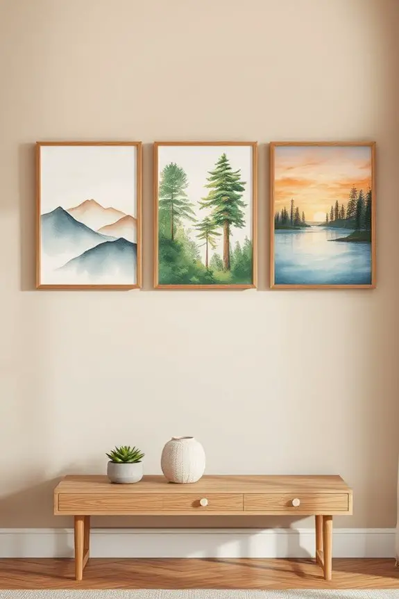 nature inspired watercolor tranquility