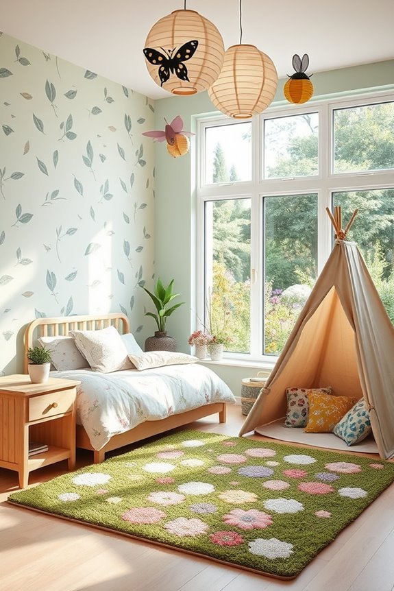 nature themed children s bedroom design