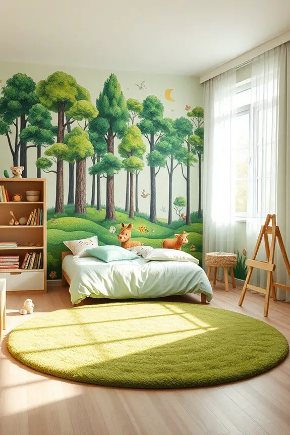 nature themed children s murals