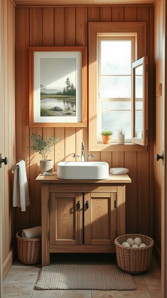 nature themed rustic decor