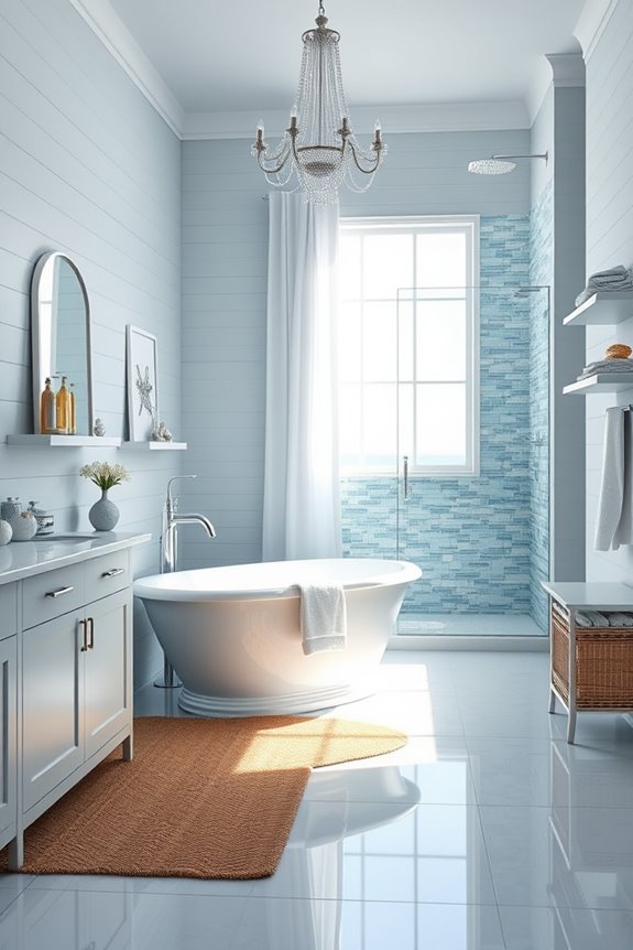 nautical coastal bathroom decor
