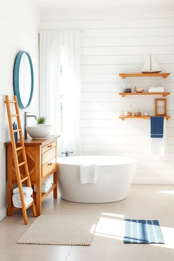 nautical coastal bathroom design