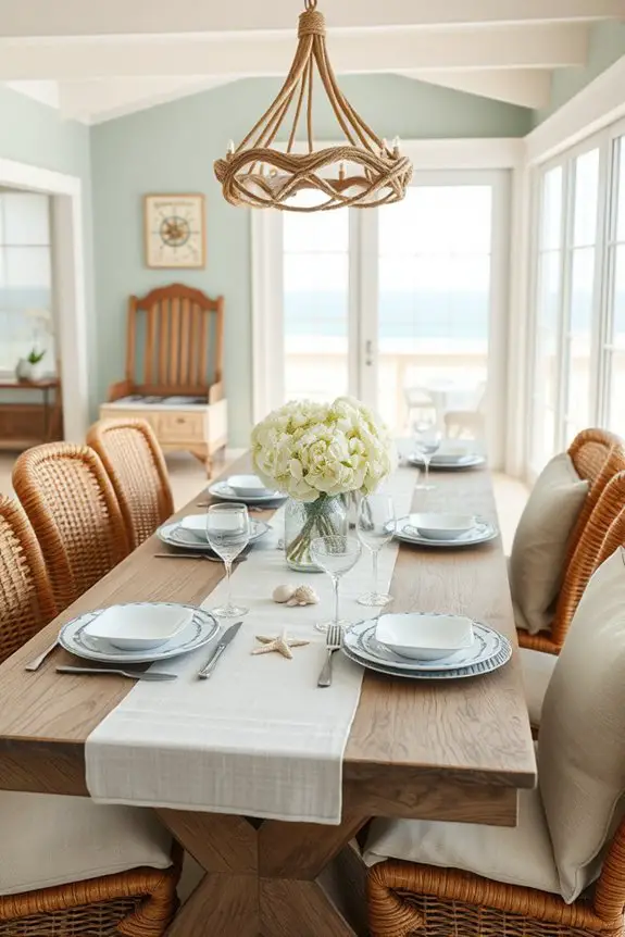 nautical table setting essentials