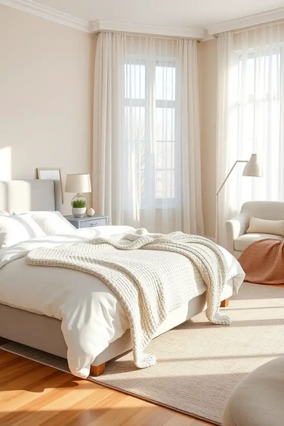 neutral color bedroom tranquility