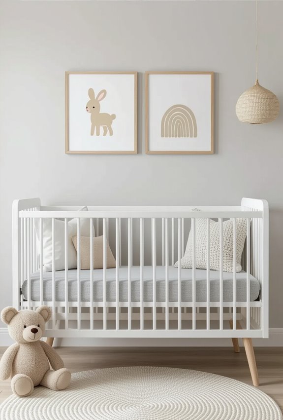 neutral minimalist budget nursery essentials